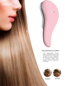 VMAGIC care Escova Desembaraçadora de Cabelo - Desembaraça Facilmente Cabelos Emaranhados - Melhor Pente/Escova para Homens e Mulheres - Adequada para Cabelo Molhado ou Seco