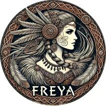 Freya Goddess Vintage Metal Sign – Bohemian Norse Mythology Decor, Durable Wall Art For Home, Garden, Cafe & Bar - 彩色 - 查看 8
