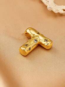 1 buc colier cu pandantiv la modă cu stras, potrivit pentru purtarea zilnică a femeilor, petrecere și cadou