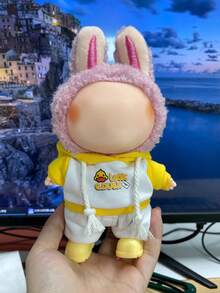 17 Cm Doll Clothing Set,Compatible With Labubu,Clothing Set Suitable For 6.7-Inch Doll Set, Fashionable And Unique Hooded Sweatshirt+Pants+Shoes Accessories, Suitable For First/Second/Third Generation Dolls To Play And Display ,Clothing Set Only,(Excluding Dolls) - Multicolor - View 18