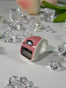 Portable LED Finger Counter, Ring Counter, Fresh Color Counter, Electronic Rosary Prayer Counter, Stylish Lightweight Bicolor Counter, Multi-Color Options, Suitable For Indoor/Outdoor Counting, Prayer Counting, Sports Counting, Holiday Gifts, Etc. - Multicolor - View 15