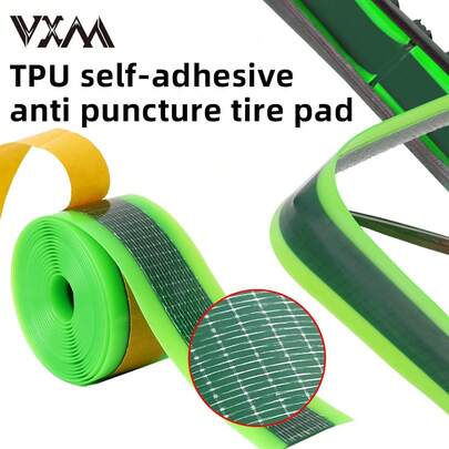 Doublure de pneu de vélo de montagne 26 pouces/700C/27,5/29 pouces, protecteur de tube anti-crevaison auto-adhésif VXM, universel