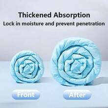 Disposable Urine Pad, 60 Count 32 Inches X 36 Inches Super Absorbent Dominant Underlayer, Extra Large Urinary Incontinence Care Pad For Adults, - Urinary Pad For Children And Adults - Dog And Puppy Training Pads - 藍色 - 查看 6