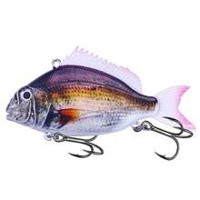 HENGJIA 1pc VIB Soft Lure 12.5g 25g 32g Realistic Design Dynamic Swimming Lure Vibrating Sinking Type Saltwater Fishing Lure Wobbling Lure - Multicolor - View 10