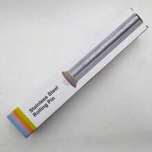 17-Inch Stainless Steel Rolling Pin – Professional Baking Tool With Gradient Measurement Markers For Dough, Pastries & Cookies (Non-Slip, Dishwasher ) - 1 Pc - View 5