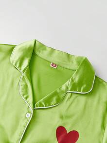 Women Two-Piece Outfits - Fluorescent Green - View 6