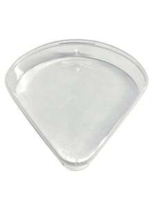 Petal Shape Powder Puff Storage Box Creative Cosmetic Puff Display Case Beauty Powder Puff Storage Creative Convenient Travel Powder Puff Storage Box Clear Triangular Makeup Sponge Holder Cosmetic Storage Box Transparent Plastic Organizer For Travel & Home Use Holiday Beach Bathroom Collection