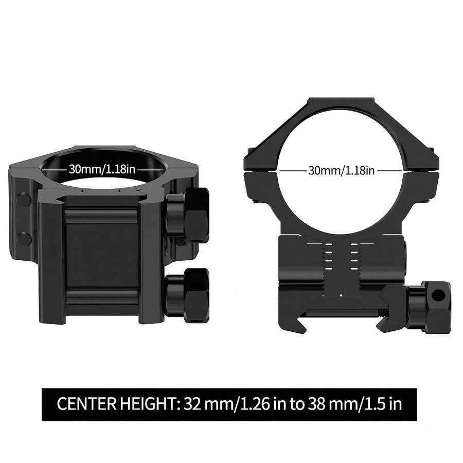 Anillas De Mira Telescópica Picatinny De Perfil Ajustable WESTHUNTER 1 30mm Adjustable Profile Picatinny Scope Rings 32 38mm Center Height Fits Optical Scopes 20mm Rail Mount P 291208115