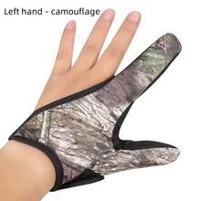 Guantes de pesca de 2 dedos, protector de dedos para tiro con arco antideslizante y anticorte, guantes de lanzamiento impermeables y duraderos - Multicolor - Ver 10