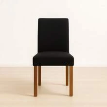 Chair Cover Kit With 6 Units For Dining Room Kitchen Pantry Gel Mesh Super Offer - Negro - Ver 2