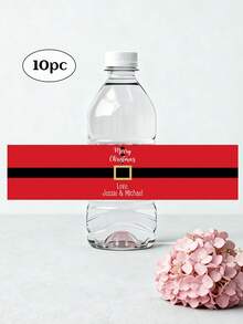 Custom Photo Water Bottle Label-38 Styles,10pcs Personalized Celebration Tags,Personalized DIY Bottle Water Waist Seal Stickers,Personalized Water Bottle Labels For Wedding, Birthday, Baptism , Wedding Thank You Stickers,Christmas Water Bottle Labels Waterproof - Christmas Party Decoration - Holiday Party Decor,For Housewarming,Chic Design - Multicolor - View 36