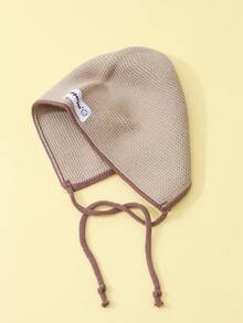 1顶儿童帽子，复古西部针织帽，可爱护耳系带帽，百搭，适合日常佩戴。 - A - 查看 5