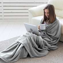 Kuschelige Flanelldecke, Bettdecken, 130/160/220 cm, warme Winterdecke, Bettdecke für die Heimdekoration – ultraweiche, leichte Mikrofaserdecke für den Innenbereich, Wohnzimmer, Plüschüberwürfe - 220x240CM - Übersicht 2