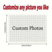 Custom 70/120/300/500 Piece Photo Jigsaw Puzzle - Personalized Gift For Weddings, Birthdays, Valentine's Day, Mother's Day, Father's Day, Back-To-School Season, Halloween, Christmas, New Year - High-Quality Print, Premium Material, Party Hosts, Festive Design - Multicolor - View 6