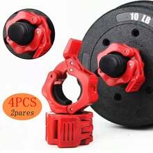 Barbell Buckle - Red - View 2