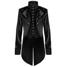 Herr Cosplay-kläder - Svart - Visa 1