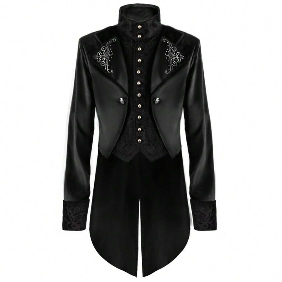 Herr Cosplay-kläder - Svart - Visa 1