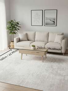 1PC Machine Washable Large - Size Modern Light Beige Textured Pattern Area Mat Rug Indoor Living Room Dining Room Decorative Rug With Stylish Light Beige Textured Pattern Design Durable Easy Clean Floor Mat For Home Decoration Kitchen Rug