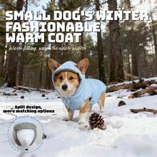 BJAYPET 一套秋冬新款狗狗羽绒服，带可拆卸帽子 - 双层保暖防风背心式羽绒服，高品质，可机洗，加厚颈部保护，适合小型犬到超大型猫咪，也适合无毛猫、雪纳瑞犬和其他小型犬种，穿着舒适。