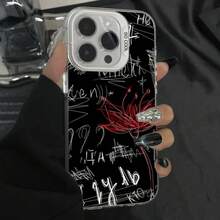 T-Tokyo G-Ghoul Red Spider Lily Phone Case For IPhone 16,15,14,13,12,11,Pro,Max,Plus,Mini,XS Anti Fall Gray Silver Matte Bumper.Halloween Accessories. - 混合顏色1 - 查看 5