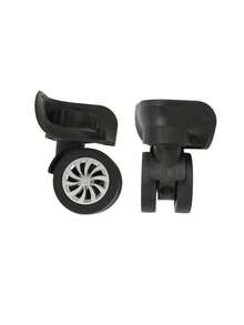 2/4pcs Luggage Replacement Wheels, Suitcase Swivel Casters, Luggage Accessories, Replacement Wheels For Suitcases, Fabric Luggage, Luggage Wheels, Luggage Accessories, Replacement Handle Wheels, Classic Roller Suitcase, Suitcase Replacement Wheels, Travel Accessories