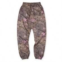 Spider Web Fashion Hip-Hop Printed Flower Hoodie, European And American  Brand Large-Sized Loose Men's And Women's Hooded Sweatshirt Set - 軍綠色 - 查看 6