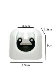 1个/2个免钻孔壁挂式拖把扫帚架，多功能收纳架，适用于浴室、厨房、家居工具、清洁配件，实用挂钩，适合浴室、厨房和花园使用。 - 彩色 - 查看 4
