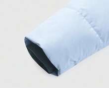 Skechers 冬季新款女士熱浪羽絨外套長版保暖外套 - 藍色 - 查看 5