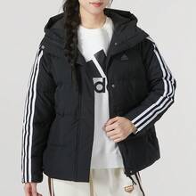 Adidas W 3S PFF DOWN J Women's Sports Down Jacket IT8720 - Black - View 1