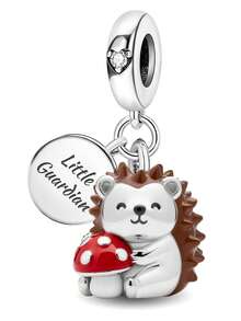 1pc 925 Sterling Silver Gingerbread Man Christmas Stocking Christmas Gift Pendant Bead, Suitable For Women Bracelet, Bangle DIY Jewelry Making - Bead Collection - View 12