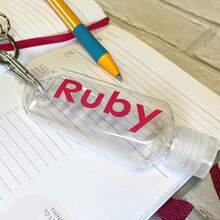 1PC Custom 50ml Personalized Sanitizer Bottle(Hook Color Random),Custom Empty Bottle,Travel Liquid Keychain Keyring,Personal Dispenser For Alcohol Antibacterial Gel,Personalized Party Favors Gift - 50ml - View 13