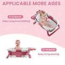 UBRAVOO Productos de baño para bebé - Rosa - Ver 2