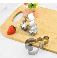 8/18/28-teiliges Set Weihnachts-Edelstahl 3D Lebkuchenhaus DIY unregelmäßige Keksbackwerkzeuge