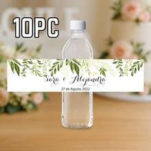 Custom Photo Water Bottle Label-38 Styles,10pcs Personalized Celebration Tags,Personalized DIY Bottle Water Waist Seal Stickers,Personalized Water Bottle Labels For Wedding, Birthday, Baptism , Wedding Thank You Stickers,Christmas Water Bottle Labels Waterproof - Christmas Party Decoration - Holiday Party Decor,For Housewarming,Chic Design - Multicolor - View 23