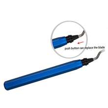 11/21 Piece Manual Reamer, Manual Deburring Tool Set - Blue - View 3