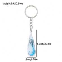 Llavero con temática de asteroide y cometa 3I/ATLAS, llavero con diseño de planeta de llegada alienígena, decoración colgante para mochila, llavero de acrílico con elemento de astronomía de planeta