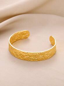 1 Peça Pulseira de Cobra Pequena de Aço Inoxidável para Mulheres, Textura Dourada Vintage Revestida, Fina e Ajustável, Joia de Uso Diário