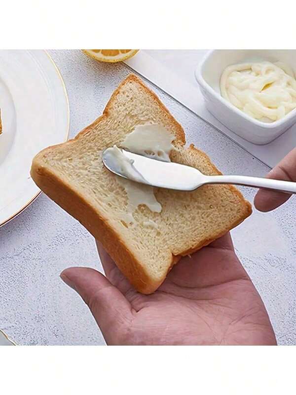 سكين الزبدة من الفولاذ المقاوم للصدأ، سكين لفرد الجبن والكريمة على الخبز والكيك