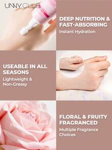 UNNY CLUB 58ML Moisturizing Hand Cream,Moisturizing And Long-Lasting, Hydrating,Making Hands Fair And Tender In Autumn And Winter, Preventing Dryness And Cracking, Dry Without Greasiness - Dreamy Light and Shadow (Rich Floral and Fruity Fragrance) - View 6