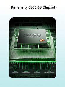 Realme 14X 5G 6GB+128GB|8GB+256GB 全球解锁智能手机，搭载联发科天玑 6300 5G 芯片组和 6.67 英寸 120Hz HD+ 护眼显示屏，6000mAh 大容量电池和 45W SUPERVOOC 快速充电，50MP AI ProLight 摄像头和 IP69 防尘防水 (黑色) - 黑色 - 查看 3