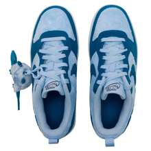 Nike Kids' Court Borough Low RCRFT BG Casual Sneakers, Comfortable Lightweight Everyday Wear, IM7167-441 - Lapis Lazuli Blue/Abyss Green/White - View 4