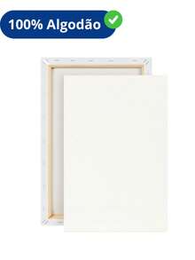 Kit 2 Telas Virada Luarte 20x30 Arte E Decoração - Branco - Visão 2