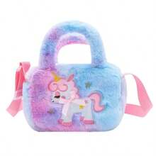 1pc Cute Cartoon Unicorn Bow Crossbody Bag For Kids - Color - View 6