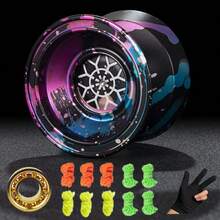 High-Grade Metal Yo-Yo For Professional Competition, Extra Long Sleeping Time Aluminum Alloy Yo-Yo For Beginners, Suitable As Halloween, Christmas, Thanksgiving Gift - Multicolor - View 1