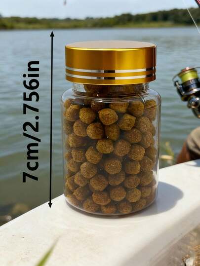 About 200 PCS Fish Attractant Fishing Groundbait Universal Concentrated Fish Bait Fishing Food Bait Aquatic Feed For Bass Carp Fishing