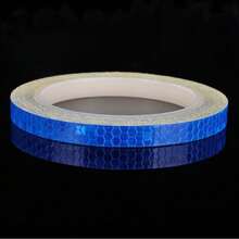 2Roll 8M Reflective Tape Fluorescent Bike Bicycle Car SReflective Stickers - Blue - View 8