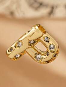 1 buc colier cu pandantiv la modă cu stras, potrivit pentru purtarea zilnică a femeilor, petrecere și cadou