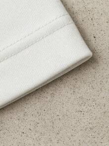 Men's Basic Slim Fit Round Neck T-Shirt - White - View 4