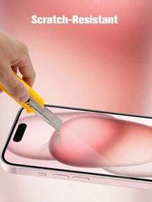 5pcs Ultra-Durable Full Screen High-Definition Tempered Glass Screen Protector Compatible With IPhone 17/17Pro/17Air/17Pro Max, 16/16Pro/16Plus/16ProMax, 15/15Plus/15Pro/15Pro Max, 14/14Plus/14Pro/14Pro Max, 13Mini/13/13Pro/13Pro Max, 12Mini/12/12Pro/12Pro Max, 11/11Pro/11Pro Max. Scratch-Resistant, Anti-Fall, Anti-Fingerprint, 9H Hardness, Easy To Install. - Clear - View 5