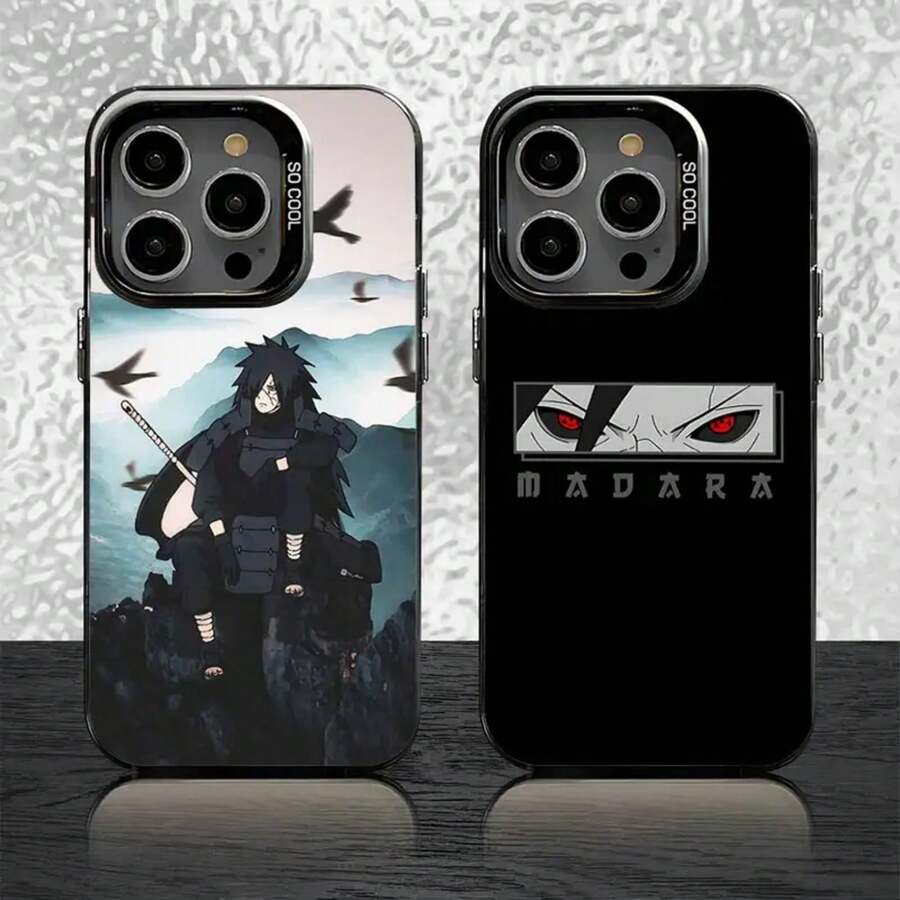 Funda para teléfono U-Uchihas M-MadaraS para 17,16,15,14,13,12,11,Pro,Max,Plus, cubierta mate negra a prueba de golpes - Z5 - Ver 1